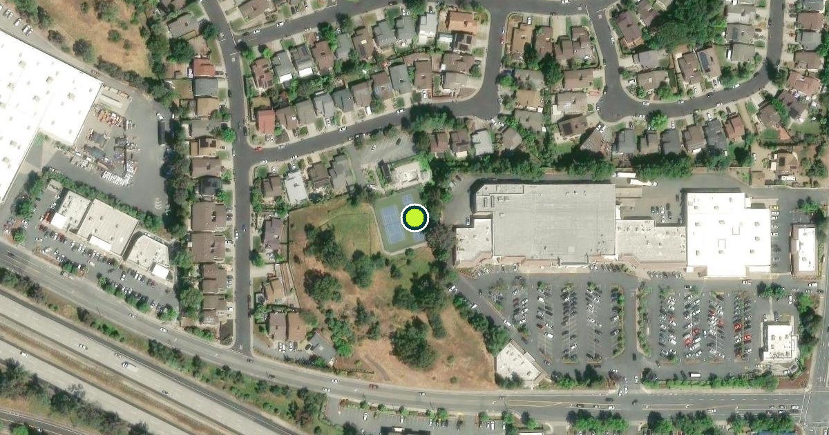 Satellite view of Martinez Pickleball Courts