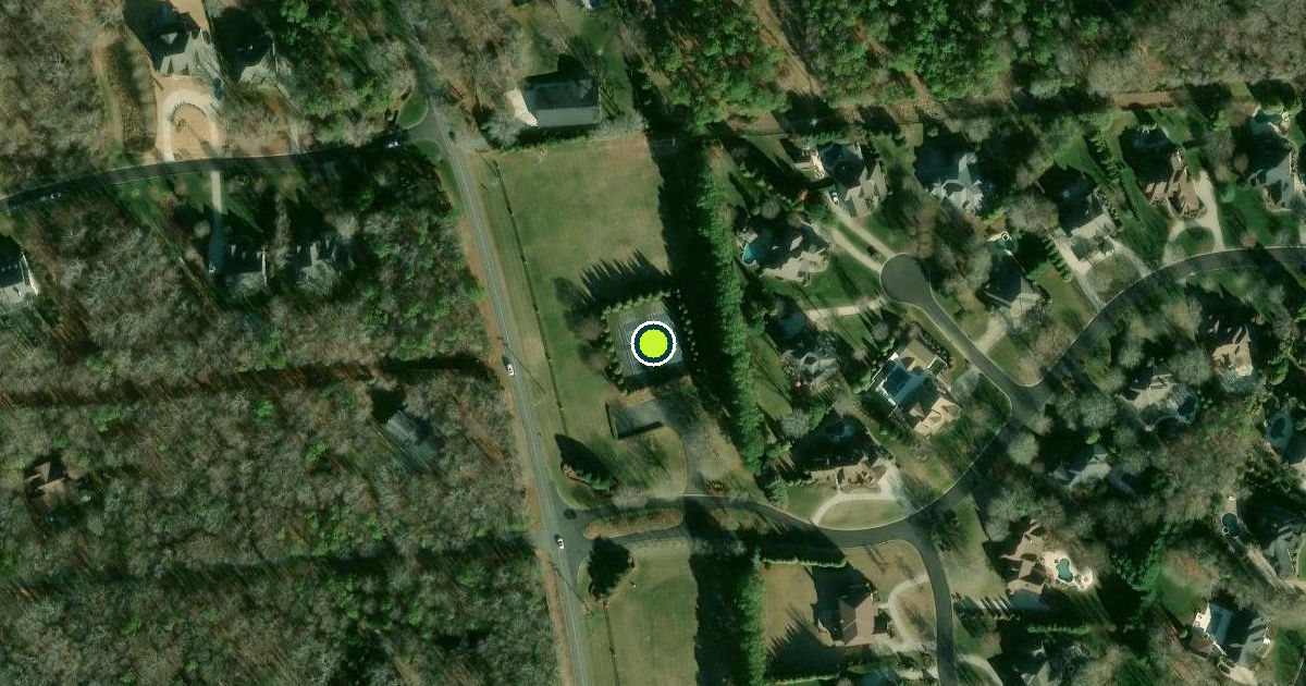 Satellite view of Marvin Pickleball Courts