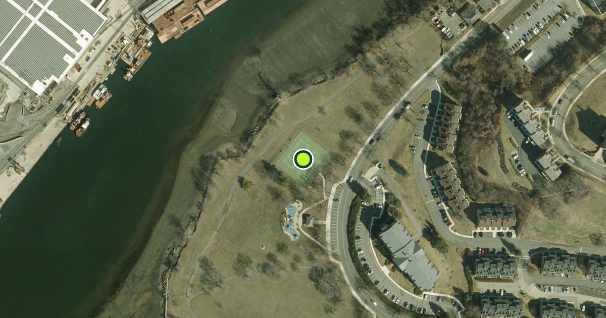 Satellite view of Mary O'Malley State Park Pickleball Courts