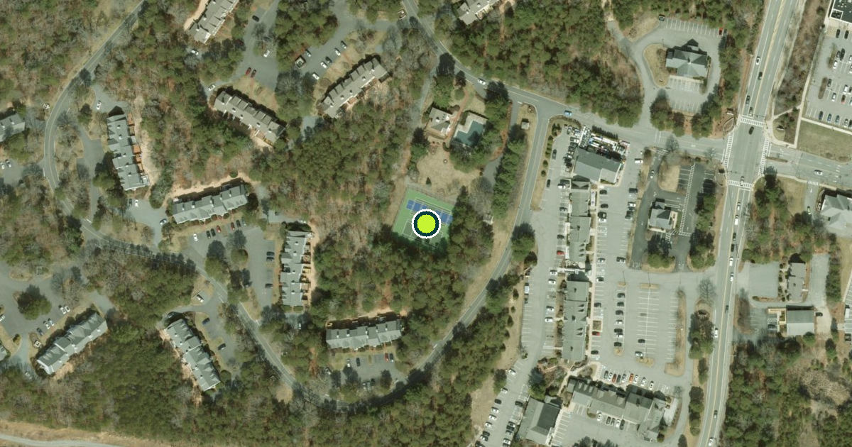 Satellite view of Mashpee Pickleball Courts