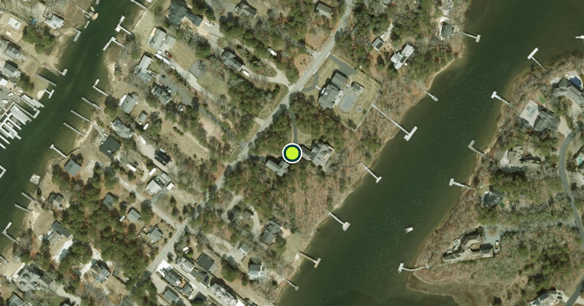 Satellite view of Mashpee Pickleball Courts