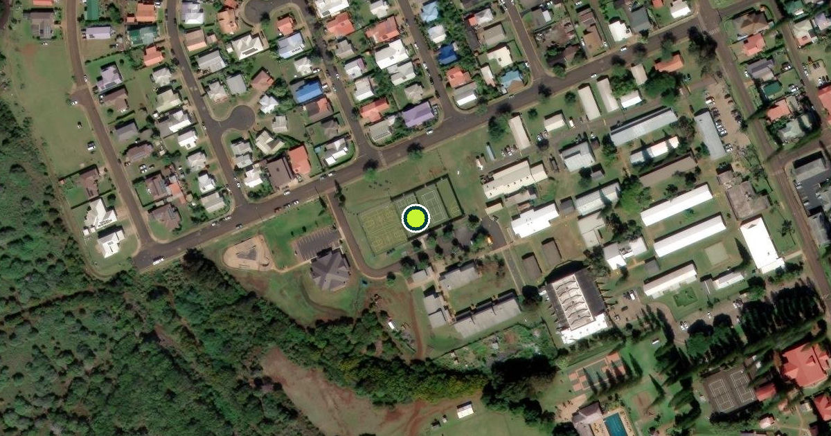 Satellite view of Maui County Pickleball Courts