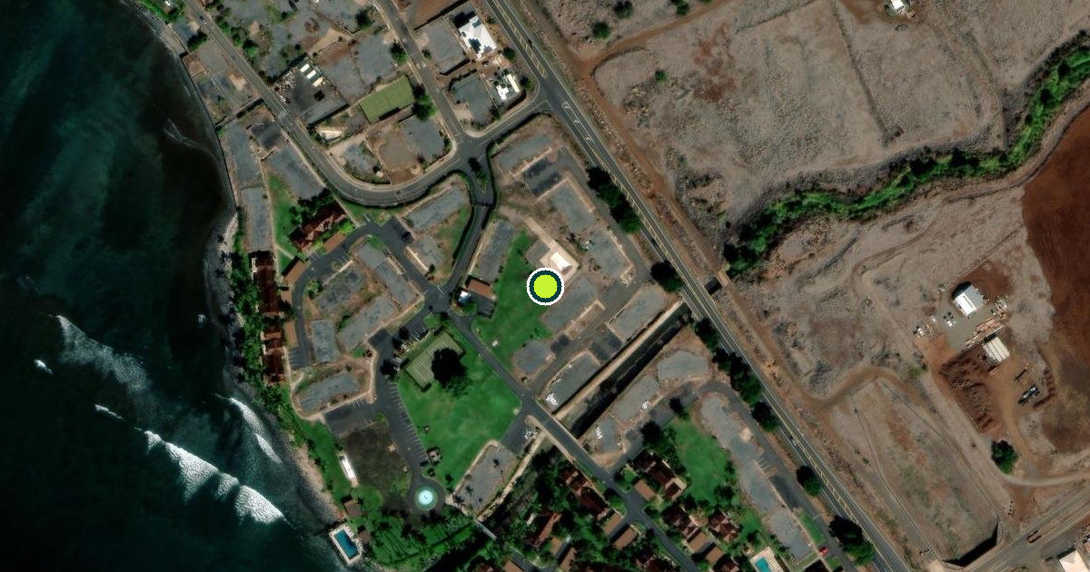 Satellite view of Maui County Pickleball Courts