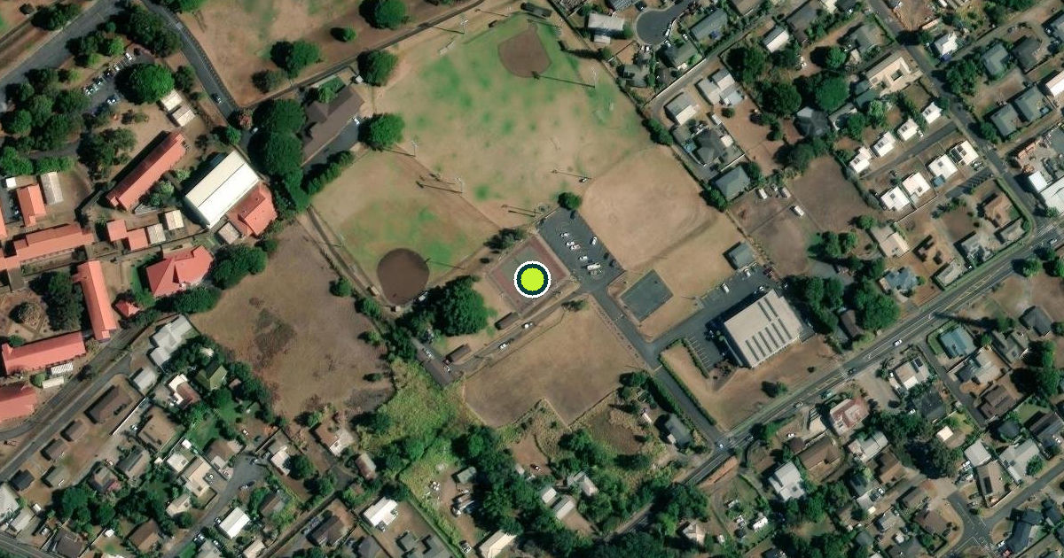 Satellite view of Maui County Pickleball Courts