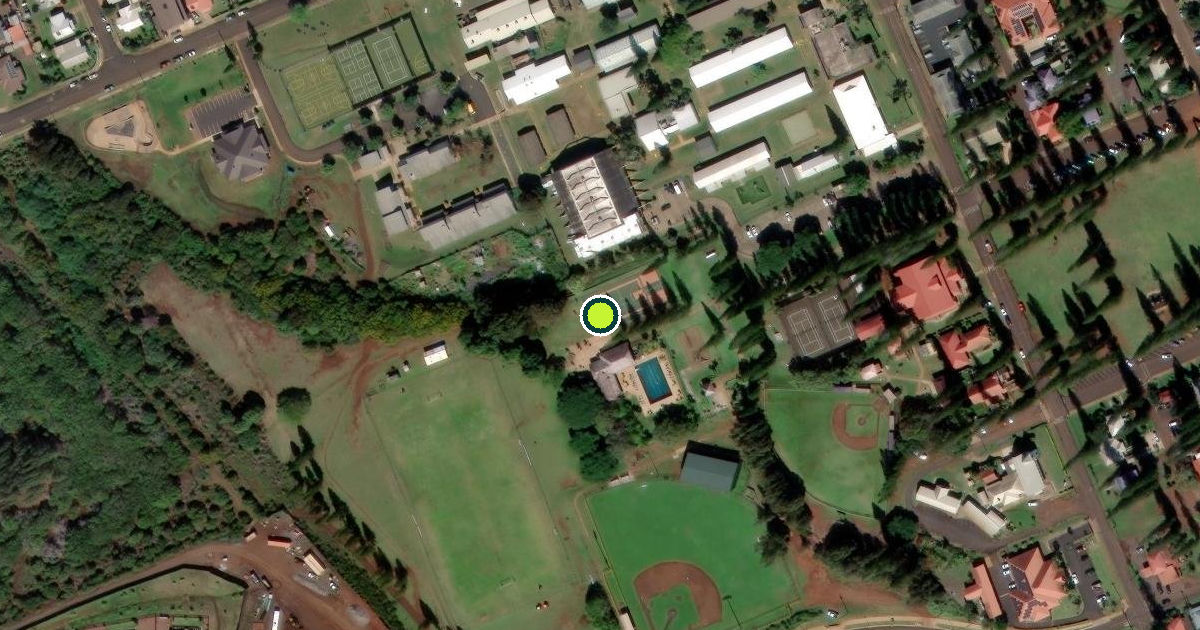Satellite view of Maui County Pickleball Courts