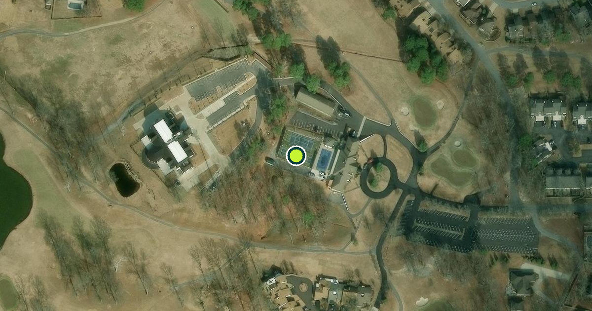 Satellite view of Maumelle Pickleball Courts