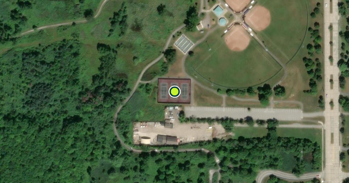 Satellite view of Mayfield Pickleball Courts