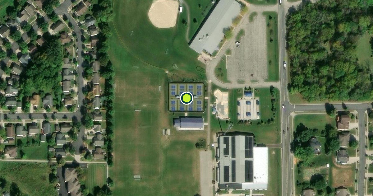 Satellite view of McFarland Pickleball Courts