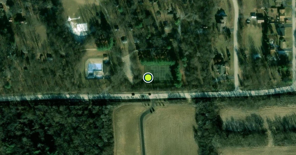 Satellite view of McHenry County Pickleball Courts