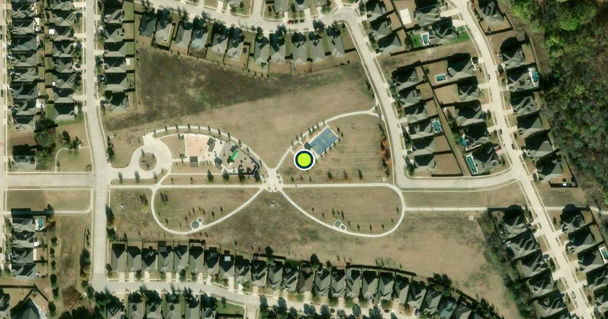 Satellite view of McKinney Pickleball Courts
