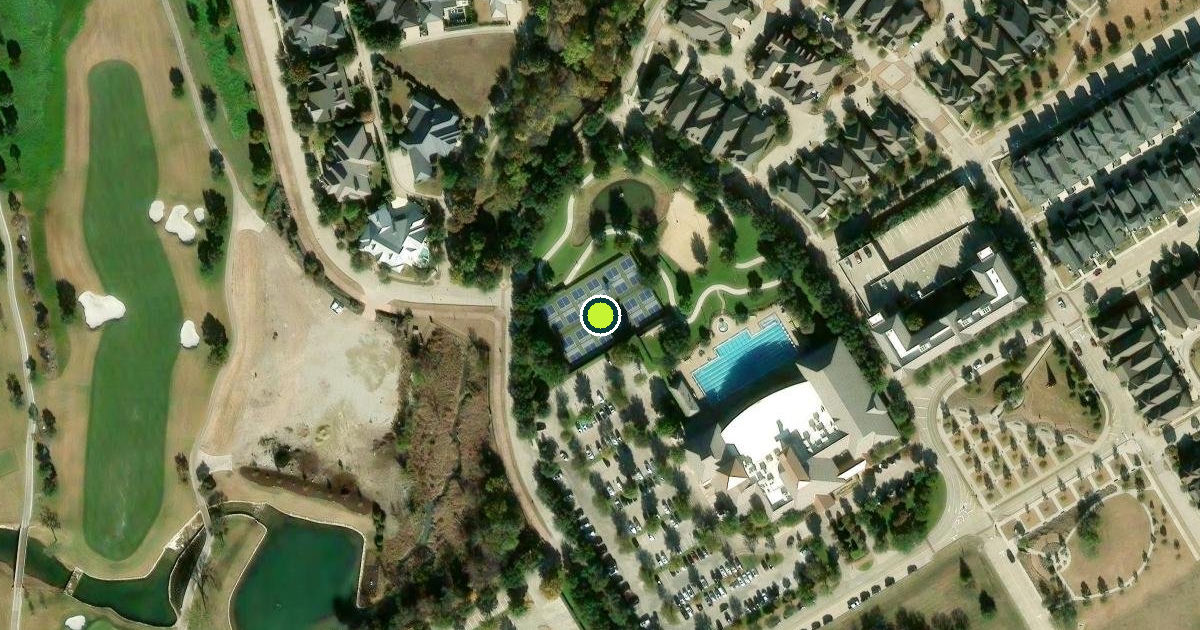 Satellite view of McKinney Pickleball Courts