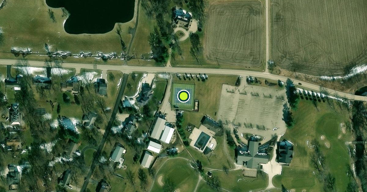 Satellite view of McLean County Pickleball Courts