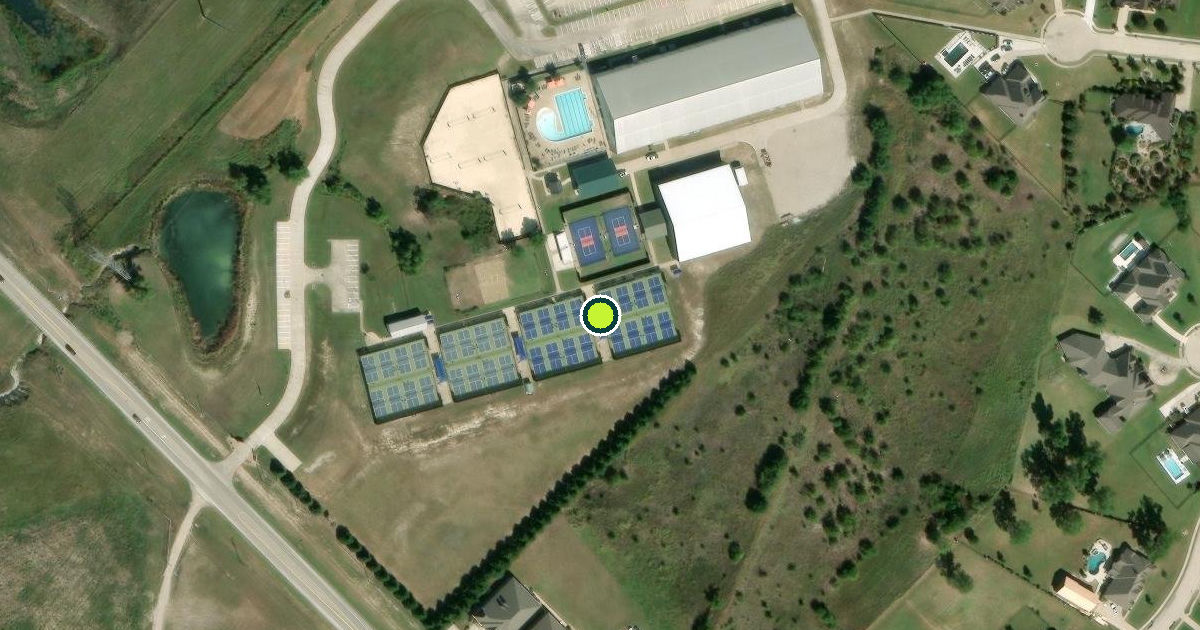 Satellite view of McLendon-Chisholm Pickleball Courts