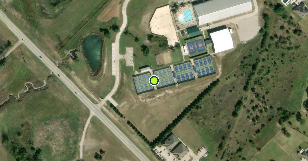 Satellite view of McLendon-Chisholm Pickleball Courts