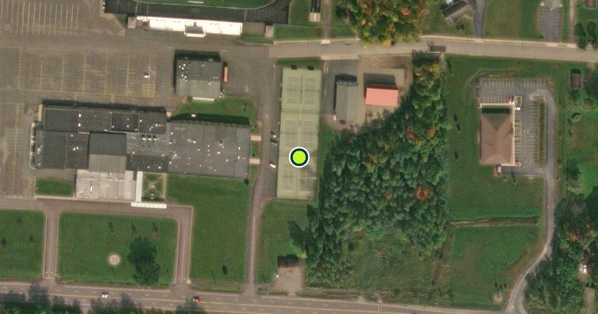 Satellite view of Medford Pickleball Courts
