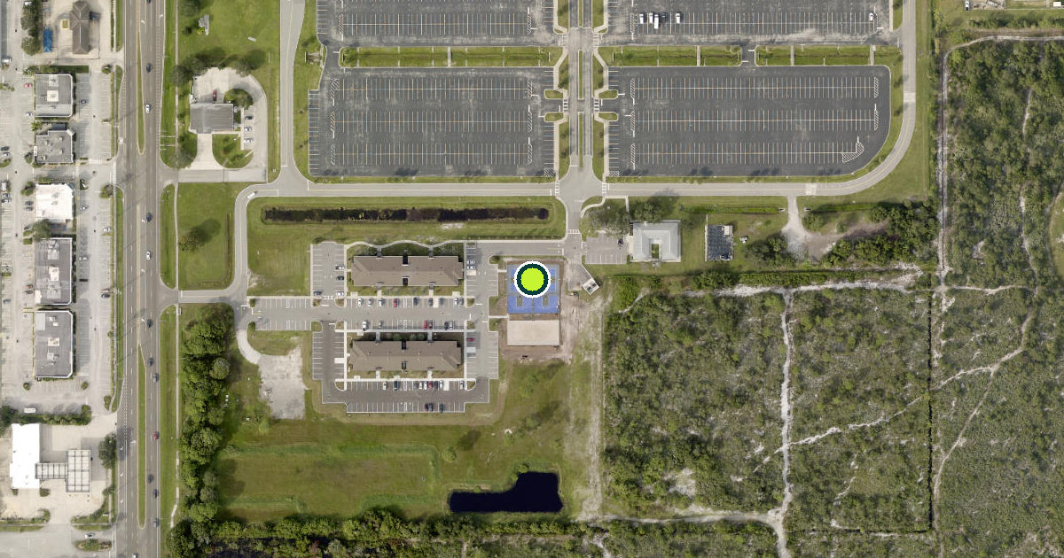 Satellite view of Melbourne Pickleball Courts