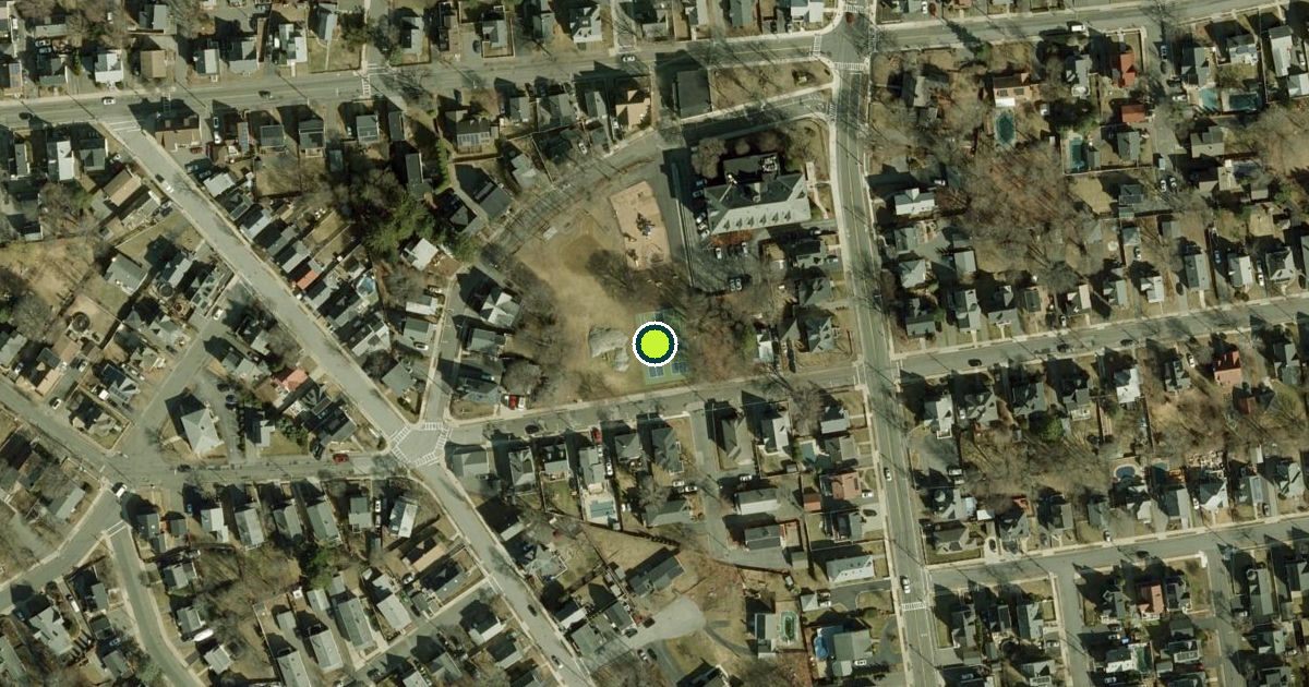 Satellite view of Melrose Pickleball Courts