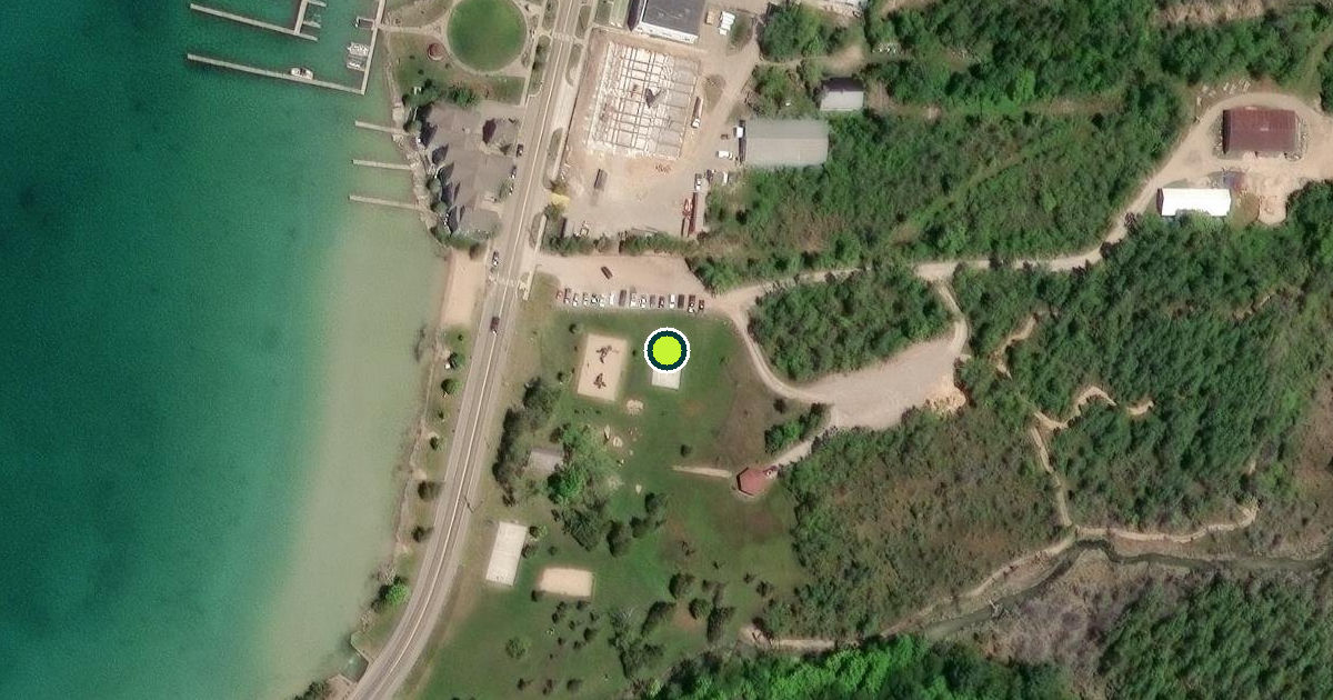 Satellite view of Melrose Township Pickleball Courts