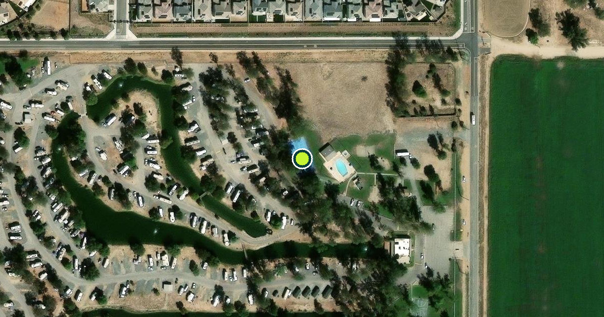 Satellite view of Menifee Pickleball Courts