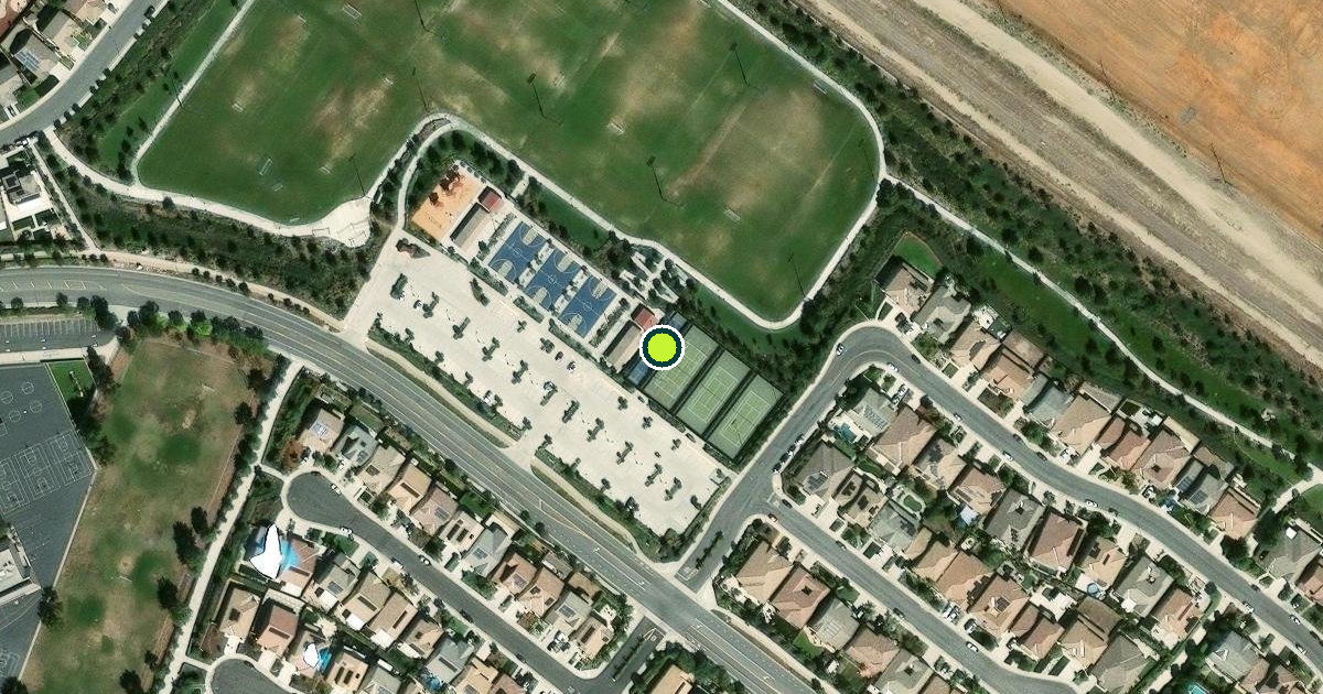 Satellite view of Menifee Pickleball Courts
