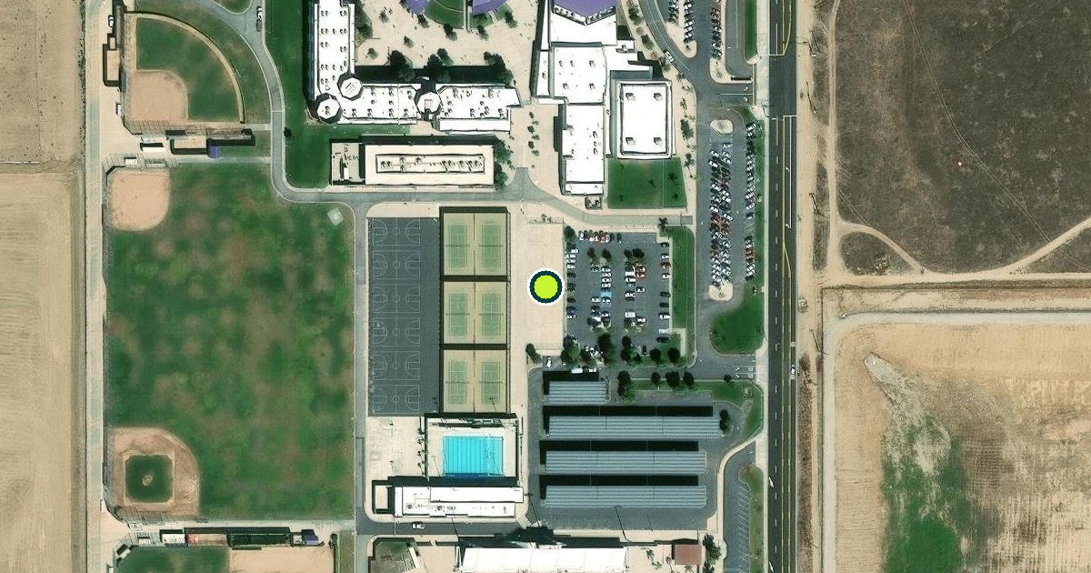 Satellite view of Menifee Pickleball Courts