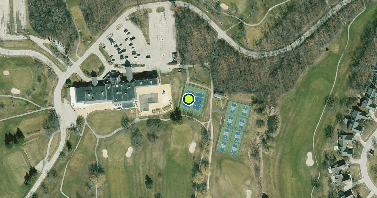 Satellite view of Mequon Pickleball Courts