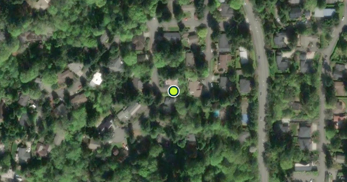 Satellite view of Mercer Island Pickleball Courts