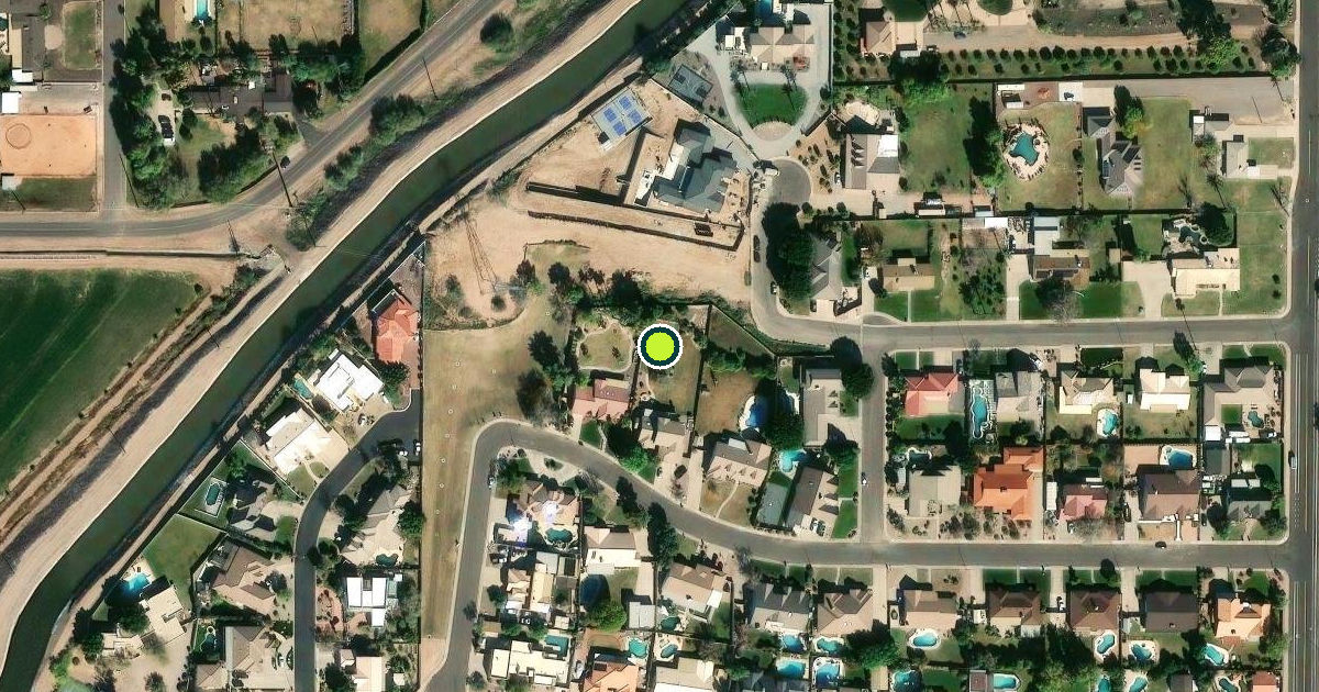 Satellite view of Mesa Pickleball Courts