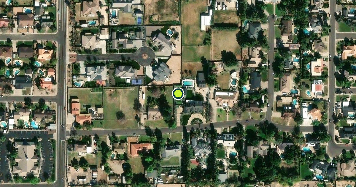 Satellite view of Mesa Pickleball Courts