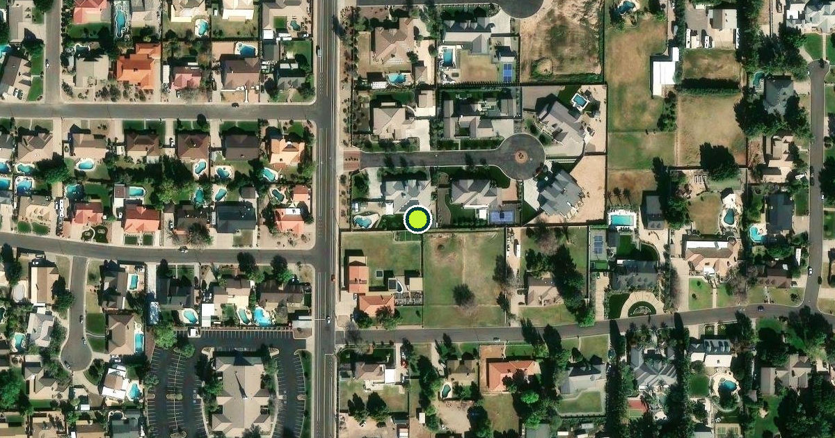 Satellite view of Mesa Pickleball Courts