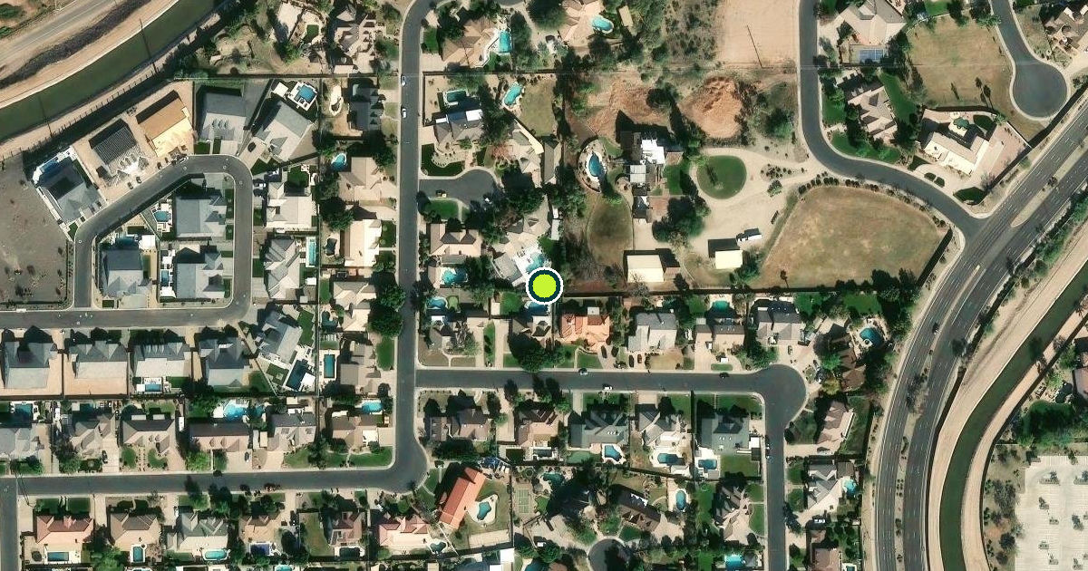 Satellite view of Mesa Pickleball Courts