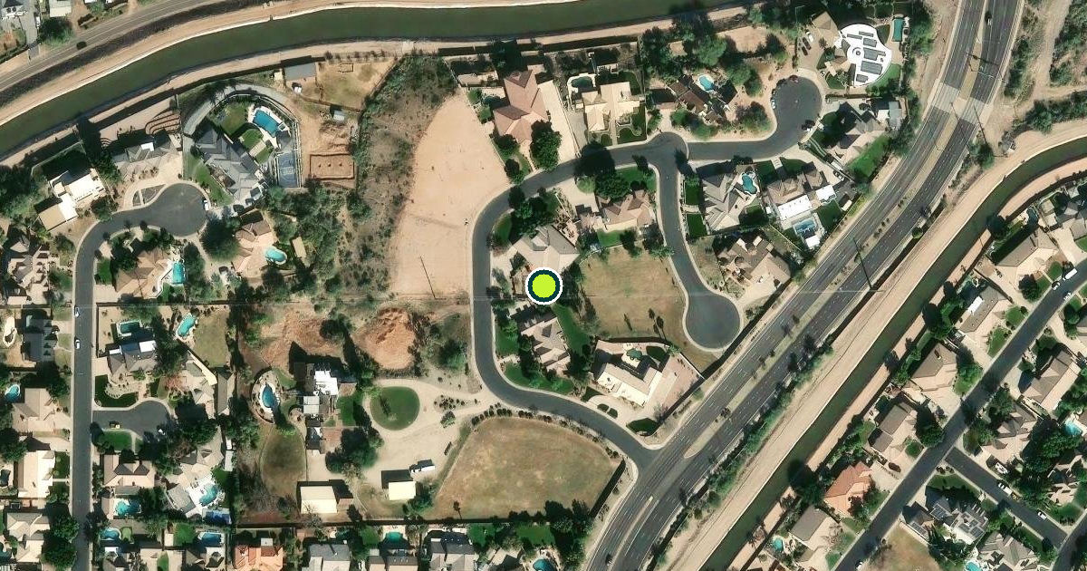 Satellite view of Mesa Pickleball Courts