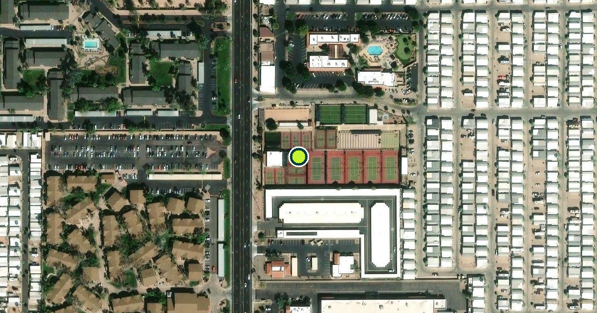 Satellite view of Mesa Pickleball Courts