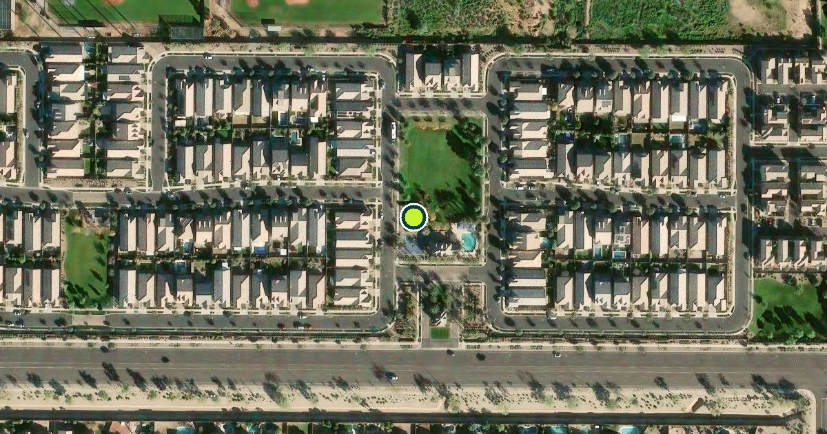 Satellite view of Mesa Pickleball Courts
