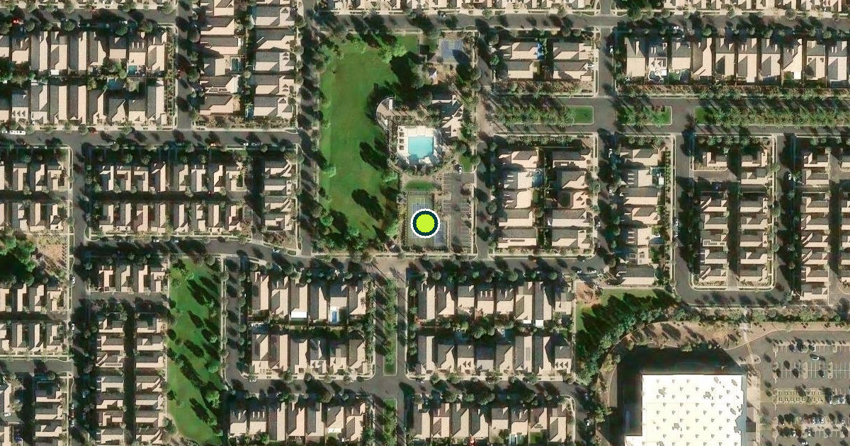 Satellite view of Mesa Pickleball Courts