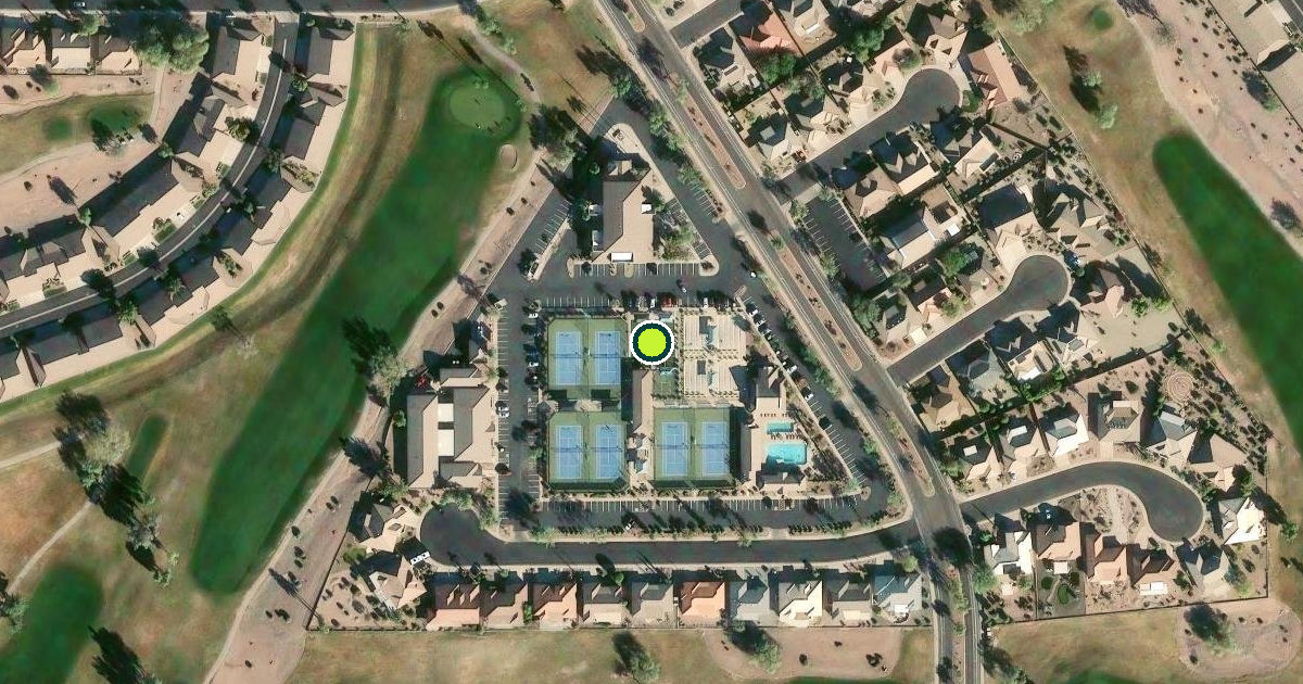 Satellite view of Mesa Pickleball Courts