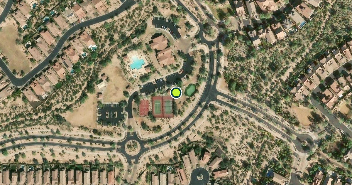 Satellite view of Mesa Pickleball Courts