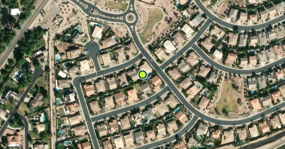 Satellite view of Mesa Pickleball Courts