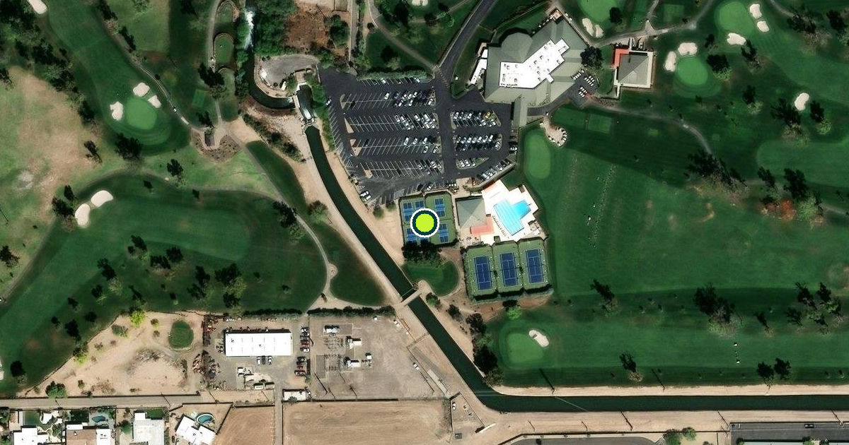Satellite view of Mesa Pickleball Courts