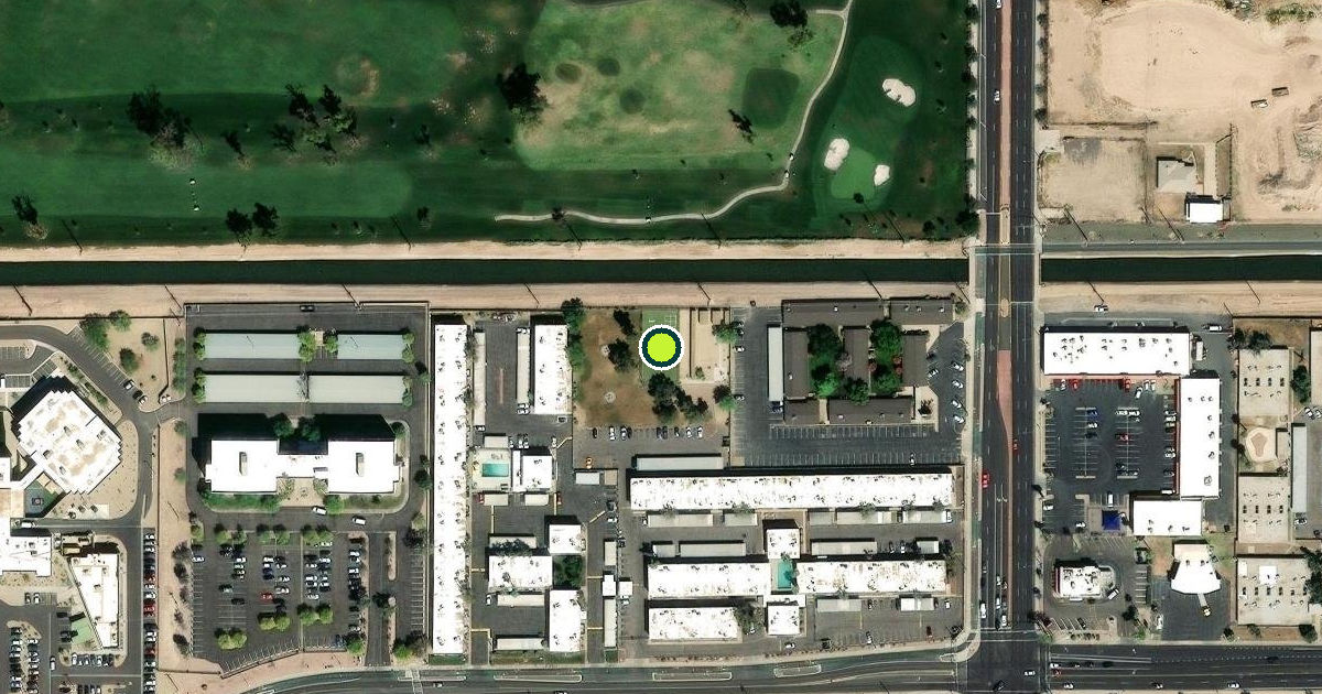 Satellite view of Mesa Pickleball Courts
