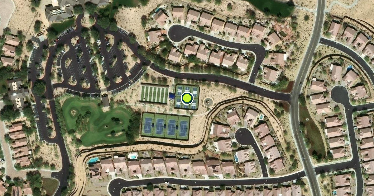 Satellite view of Mesquite Pickleball Courts
