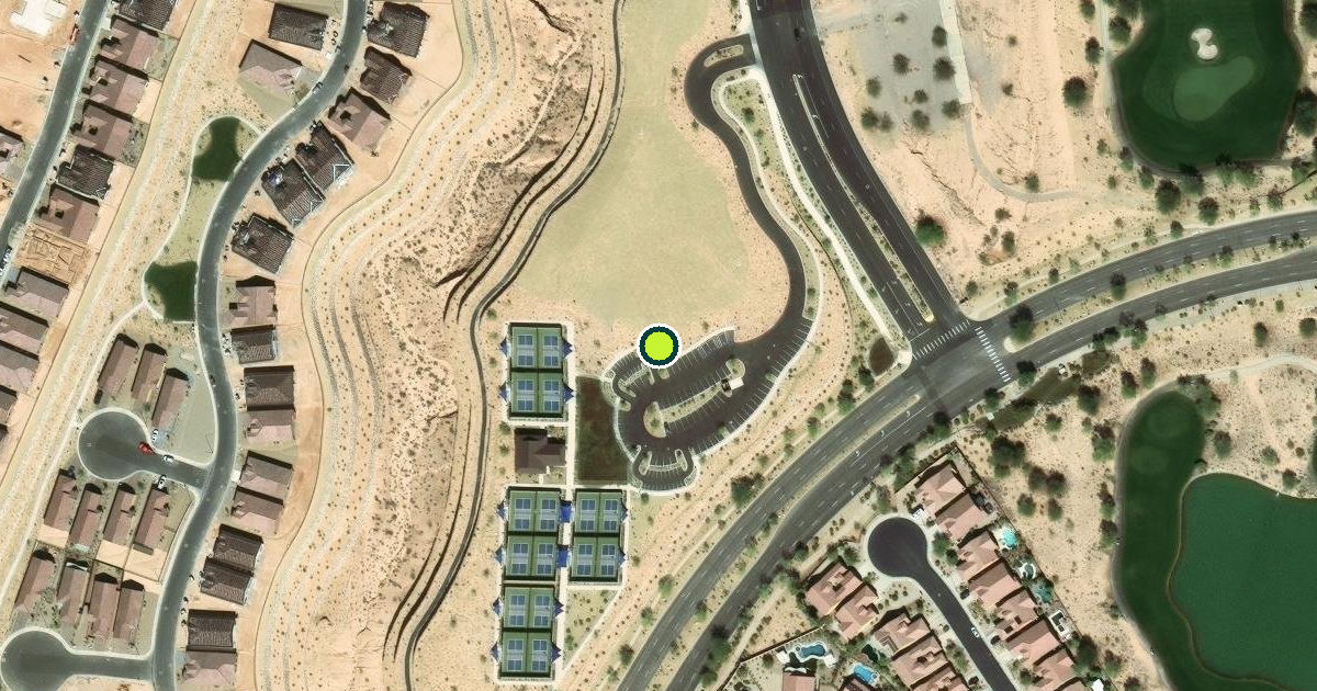 Satellite view of Mesquite Pickleball Courts