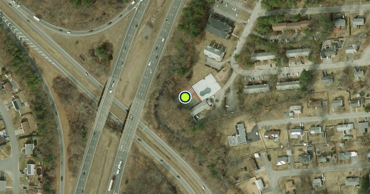 Satellite view of Methuen Pickleball Courts