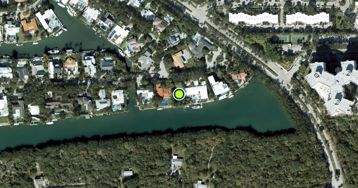 Satellite view of Miami-Dade County Pickleball Courts