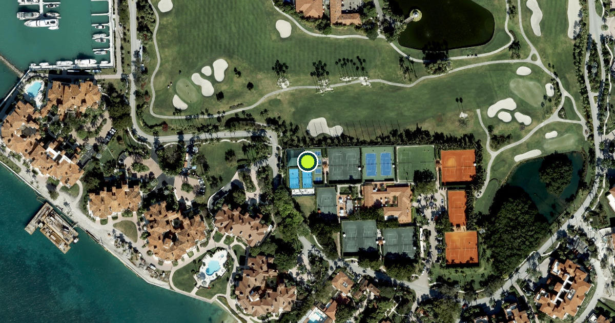 Satellite view of Miami-Dade County Pickleball Courts