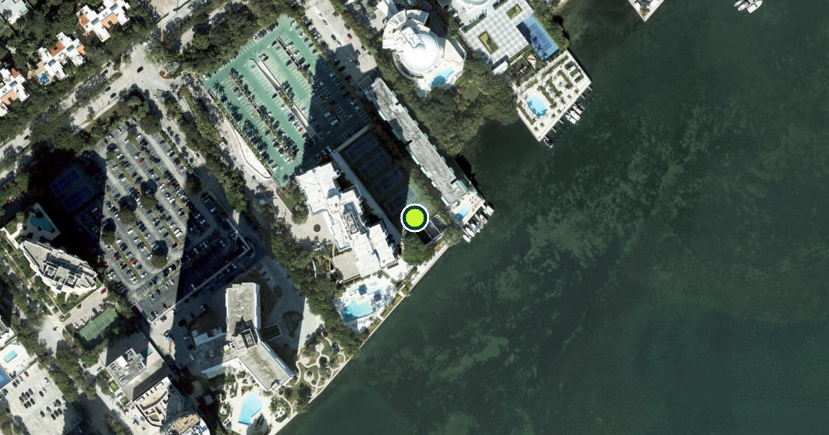 Satellite view of Miami Pickleball Courts