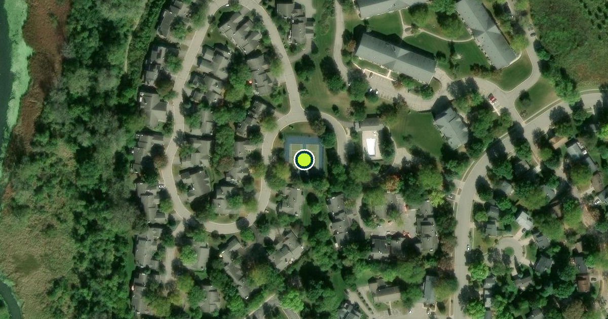 Satellite view of Middleton Pickleball Courts