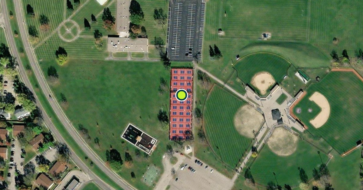 Satellite view of Middletown Pickleball Courts