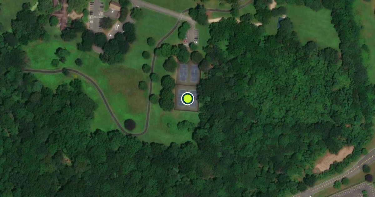 Satellite view of Middletown Township Pickleball Courts
