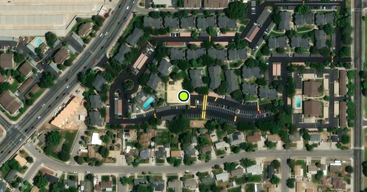 Satellite view of Midvale Pickleball Courts